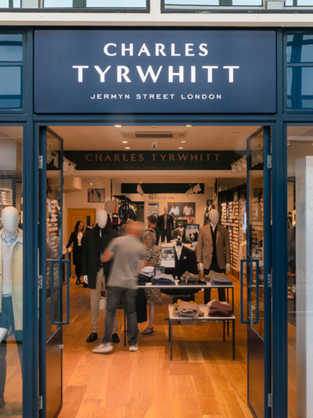Charles Tyrwhitt Retailer Banner Page