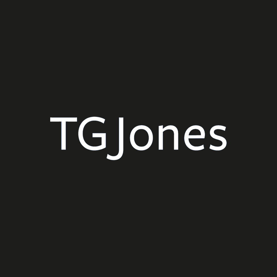 TG Jones (Whsmith) Black Logo