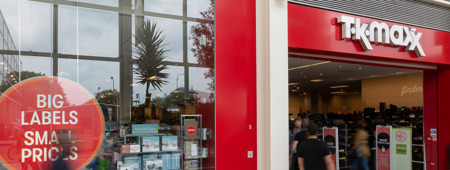 TK Maxx Retailer Banner Page