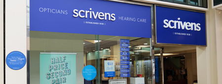 Scrivens Retailer Page Banner